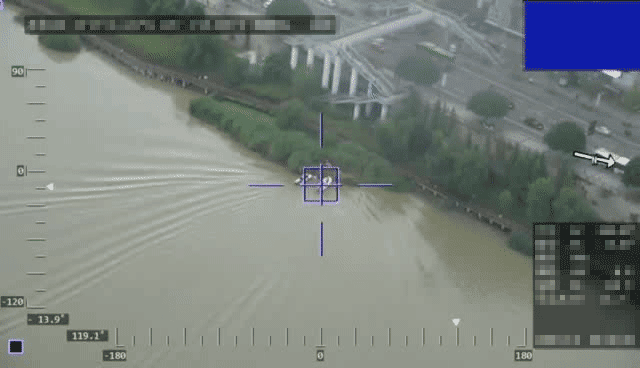 防汛救灾演练,无人机发现锁定孤岛受灾群众